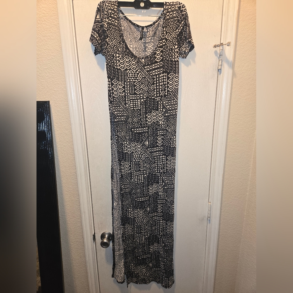 Iris Design Dual Split Sundress sz Small
